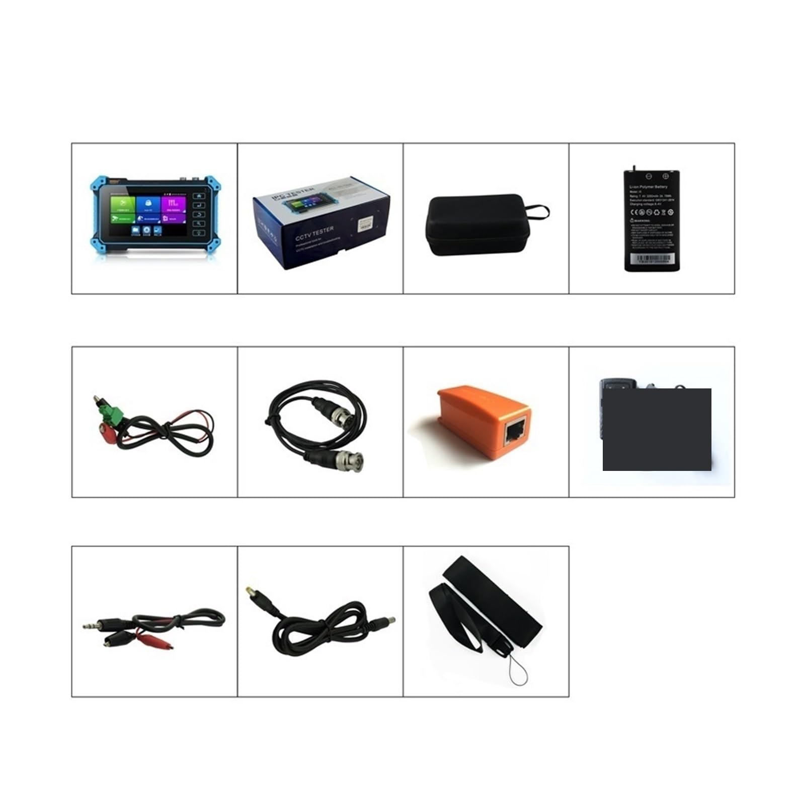 Testeur de vidéosurveillance, Testeur de caméra CCTV 5 en 1 caméras