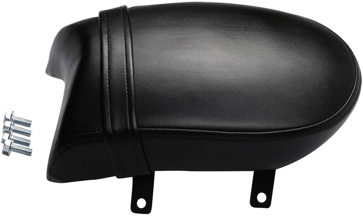 Green-L Black Synthetic Leather Passenger Seat Fit for Motorcycle Victory Vegas Kingpin