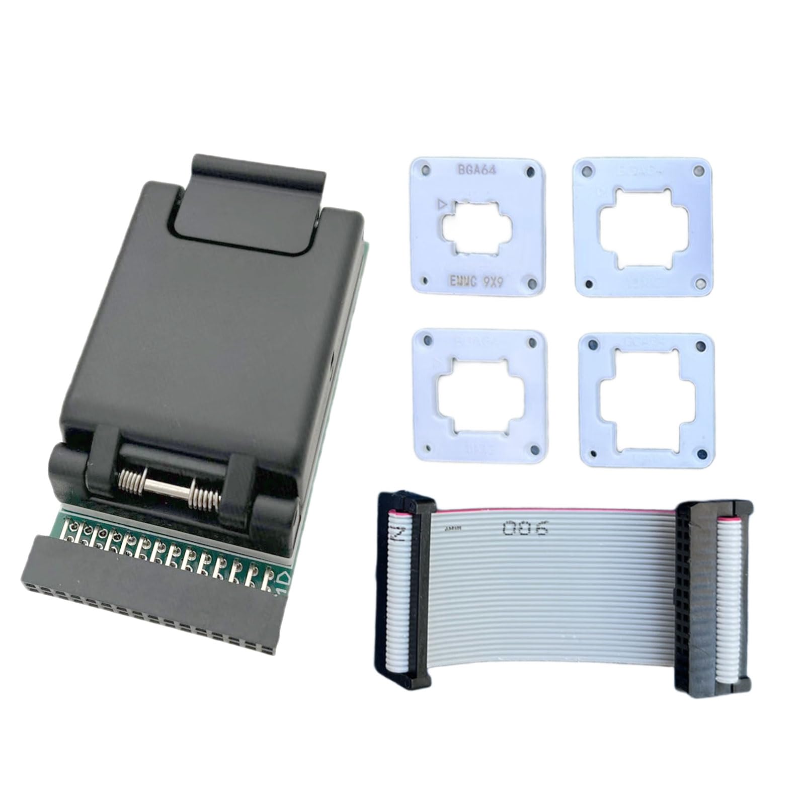Adaptador IC BGA64 para programador T76, base de compilador, chip calculadora para electrónica, soporte de sonda con resorte