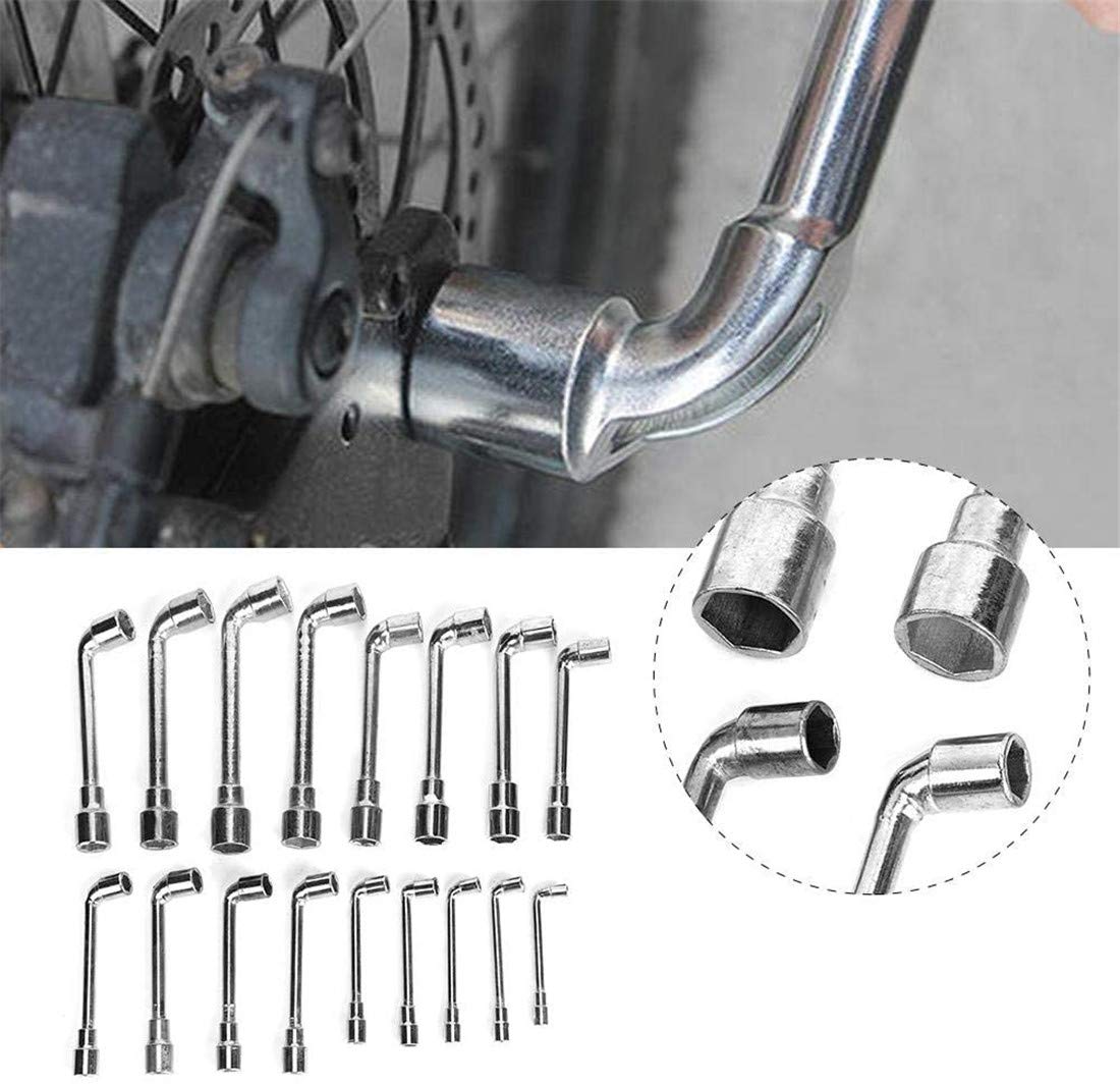 Set Chiavi Esagonali 9 Pezzi 8-19mm - Chiavi A L Con Custodia, Metrica, Per Auto E Casa - Foto 8