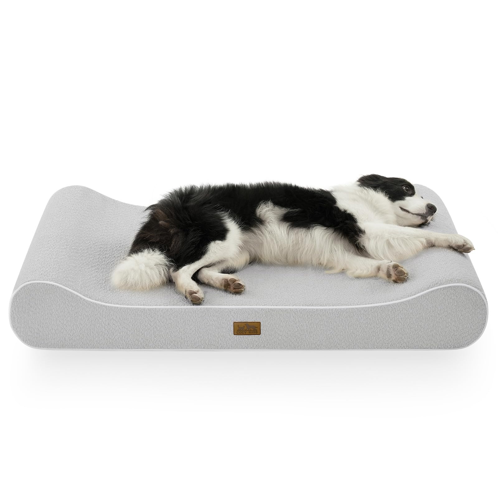 COZY KISS Orthopedic Dog Bed, for Extra Large Dogs up to 140 lbs, 51x36x8in