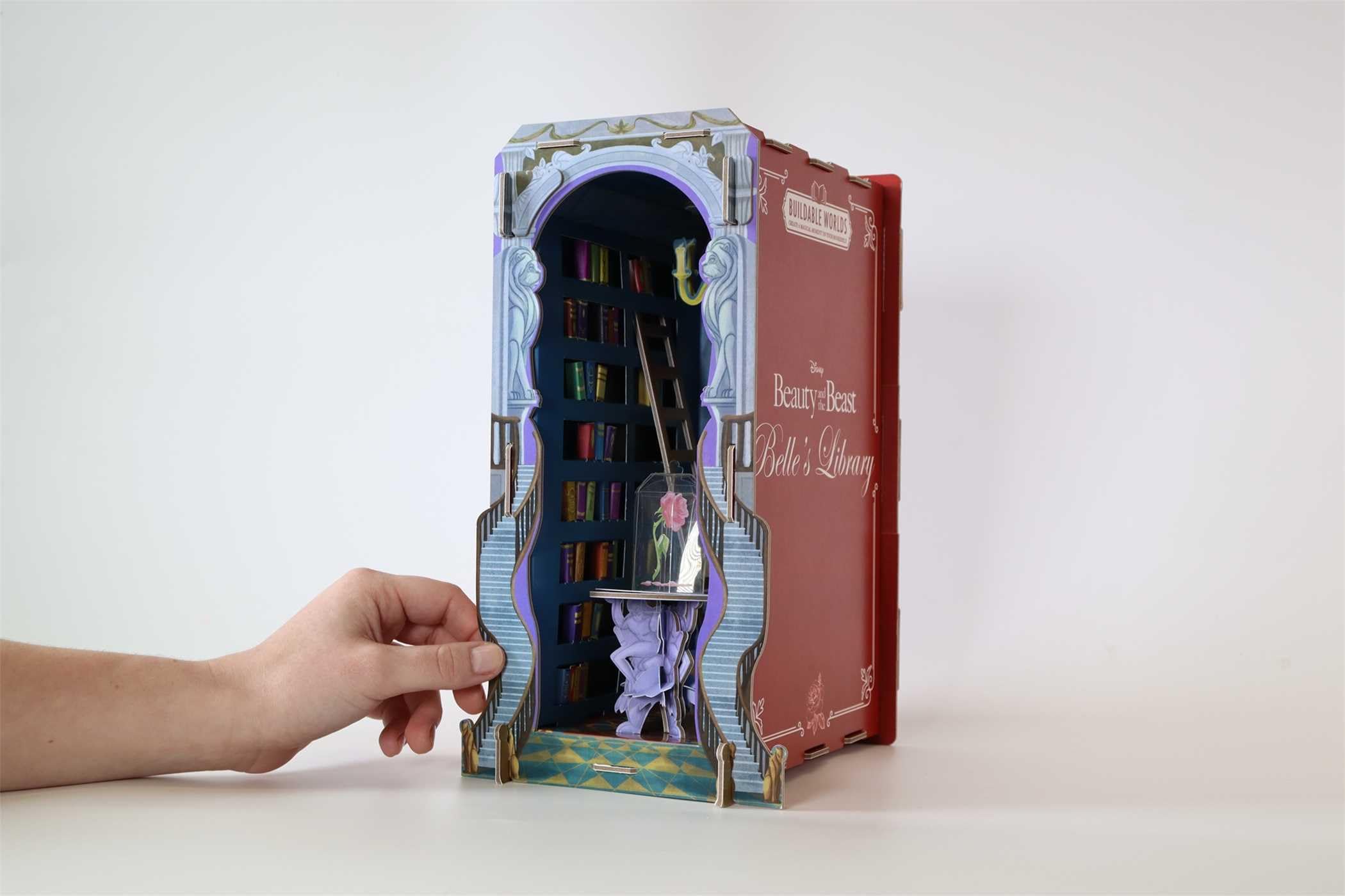 Disney Beauty and the Beast: Belle's Librarybuildable Worlds - a Book Lover's Book Nook