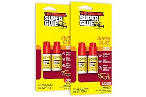 Sure Weld 7412-06 All Seasons Super Gold Super Glue, Clear, 3 gram bottles (2 pack)