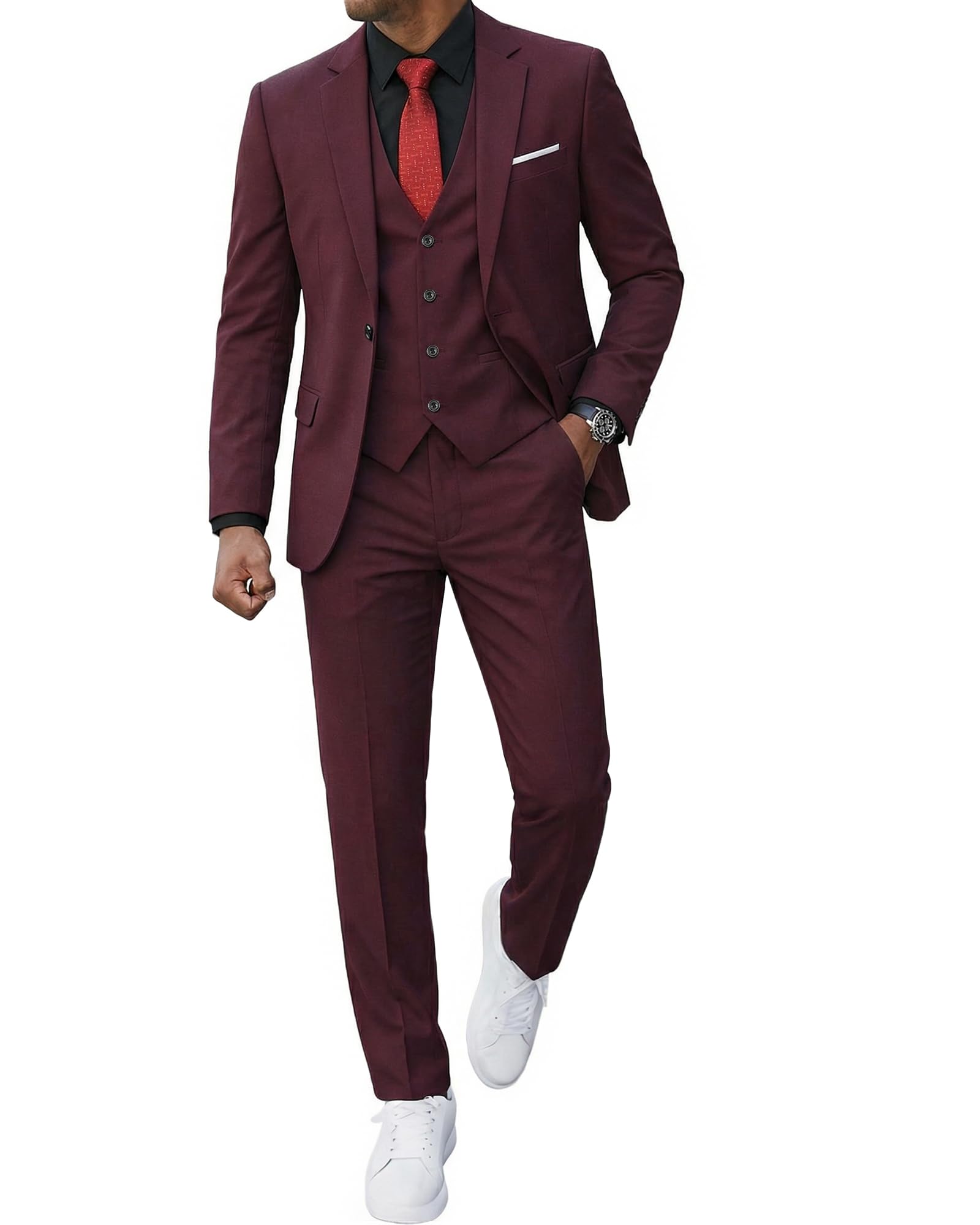 Photo 1 of MrSure Men's 3 Piece Suit Set