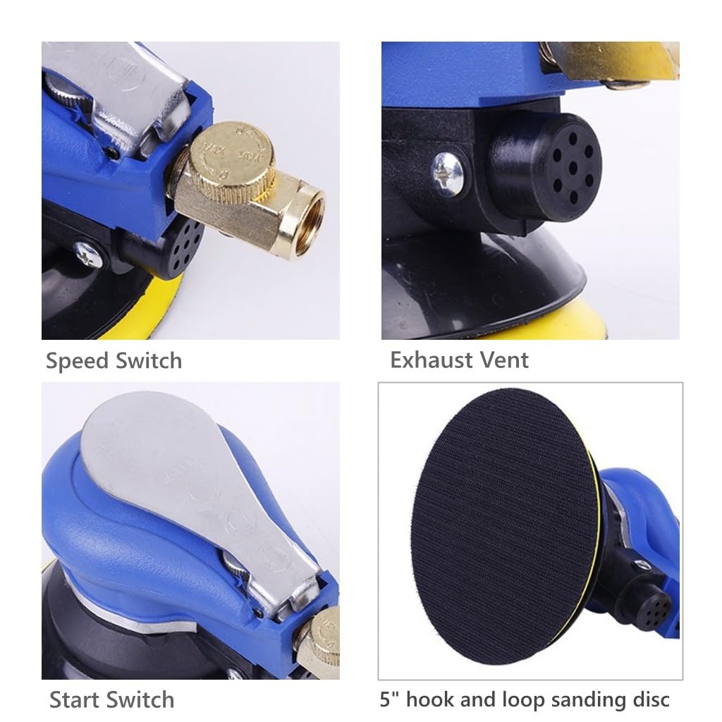 Smerigliatrice eccentrica di alta qualità 125mm, levigatrice lucidatrice multi-levigatrice mini