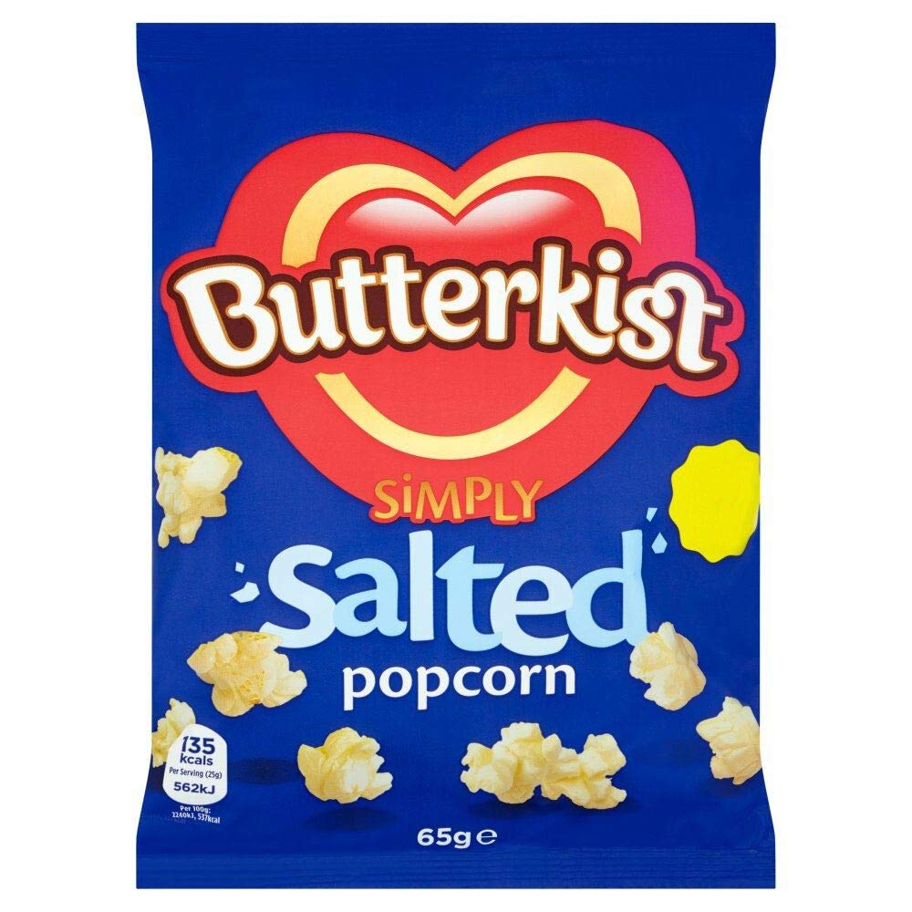 Maïs soufflé simplement salé Butterkist - 65 g - Lot de 4