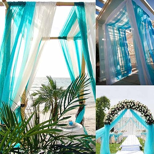 SHTGOI Organza Fabric as Decorative Fabric, Tulle Fabric, Sold by the Metre, Table Runner, Chair Sashes, Wedding Arch - Image 3