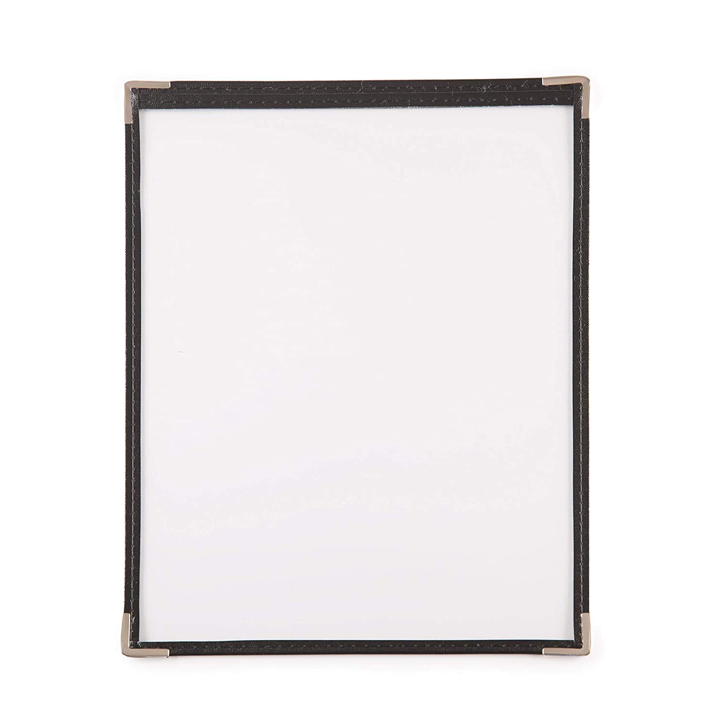 10 Packung Menü Abdeckungen - Einzel Seite, 2 Ansichten, Passend für 8,5 X 11 Papier - Restaurant Menü Abdeckungen