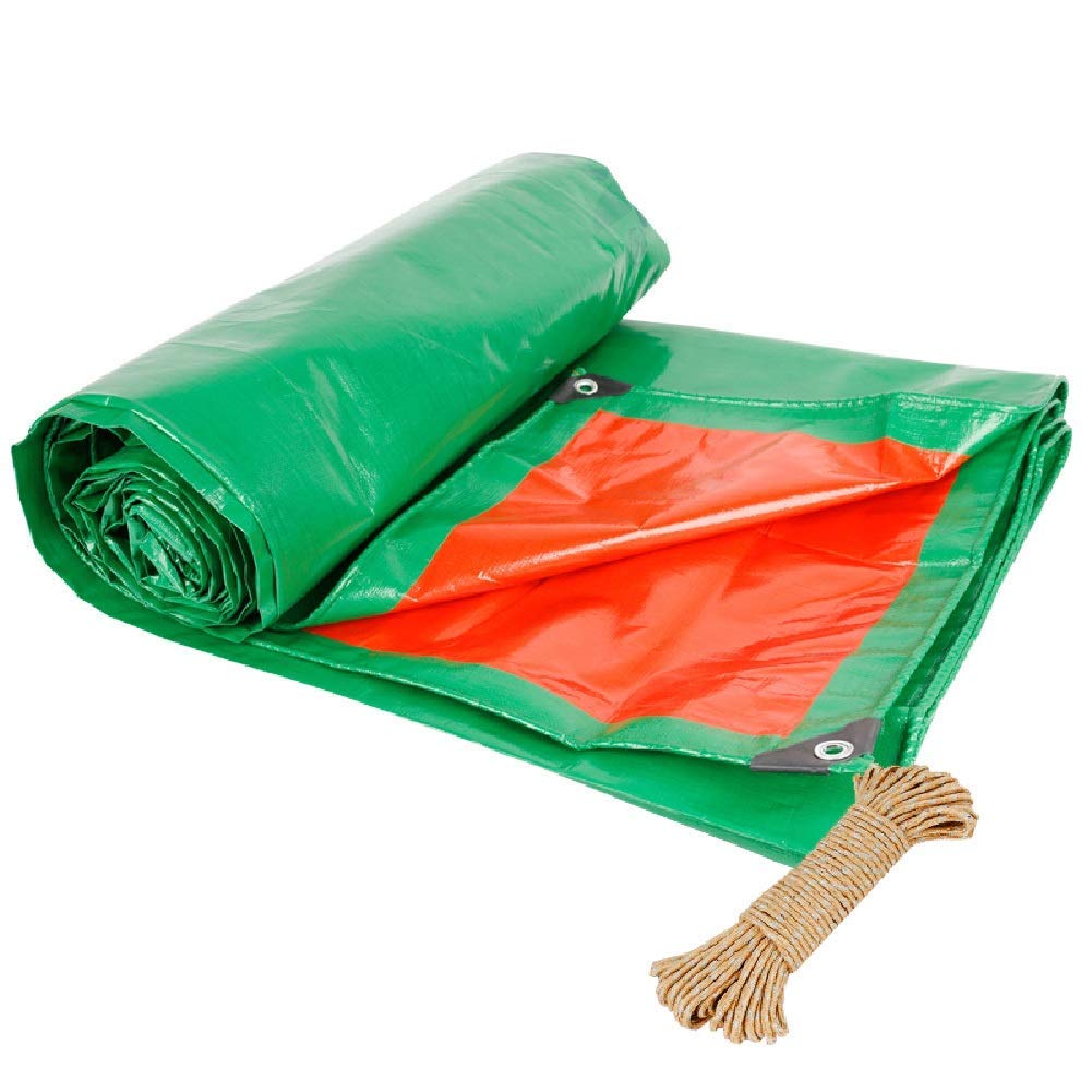 Groß Heavy Duty Persenning Tarp Heavy Duty Wasserdicht Mit Seil, Outdoor-Camping-Car Pool Cover, Regenschutz E Mit Tüllen Persenning Wasserdicht Heavy Duty,2Mx3M