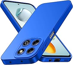 Tenphone Coque pour Honor 200 Smart 5G, Coque Honor 200 Smart, Housse Etui de Protection en Silicone Souple,Cover Antichoc avec Protege de Camera,Compatible avec TPU (Bleu, Honor 200 Smart)