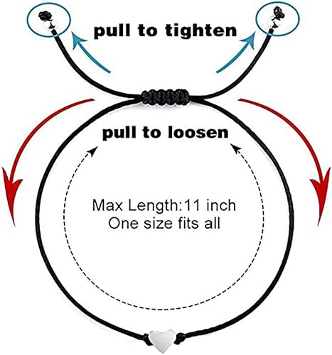 Miniatura 2 de morniface Pinky Pomise - Pulseras a juego a distancia, brújula de elefante, pulsera infinito para mejores amigos, pareja, familia, mujeres y hombres