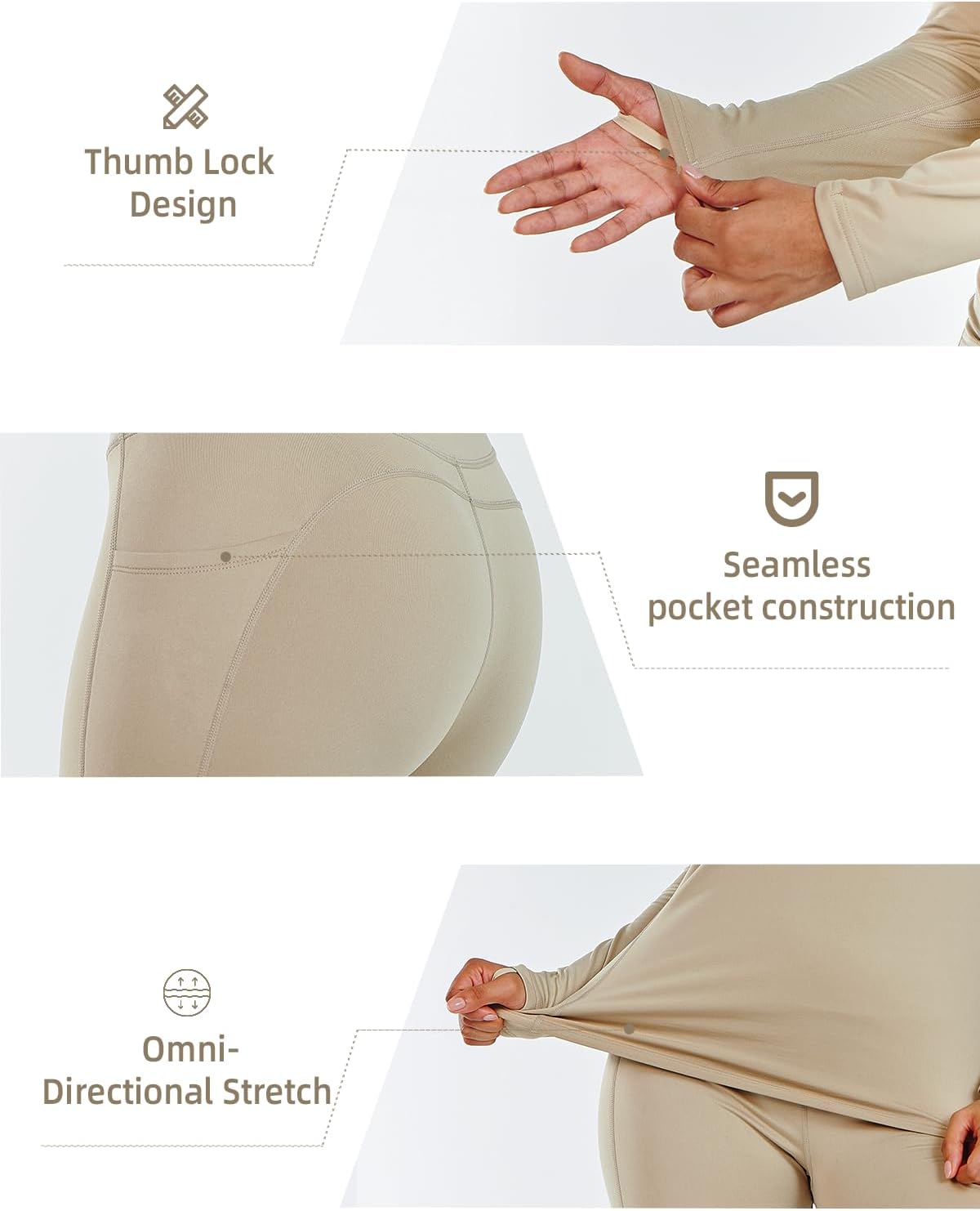 ALLZERO Thermal Underwear for Women Fleece Lined Base Layer Set - Winter Long Johns for Cold Weather - Image 6