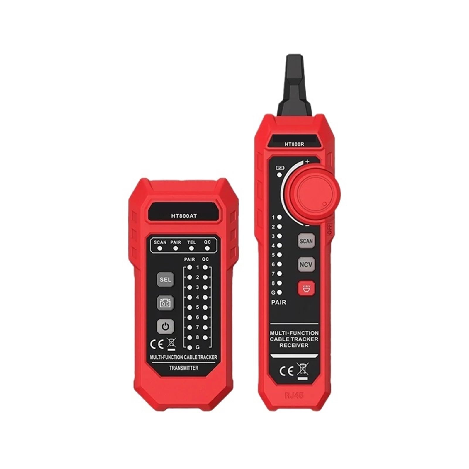 Rastreador de cables RJ11 RJ45 HT800A, comprobador de cables de red, herramienta de prueba de red Cat5 Cat6, localizador de líneas de red, rastreador de cables