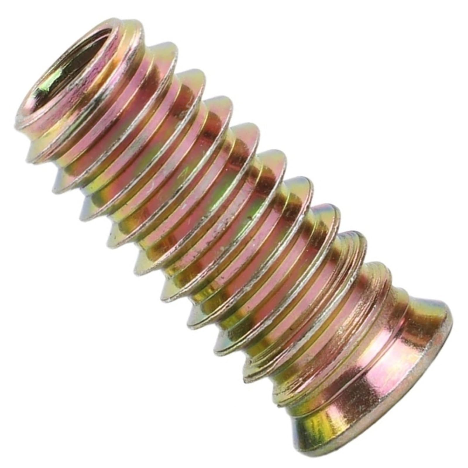 Nakrętki gwintowane do drewna M8x17mm do mebli drewnianych
