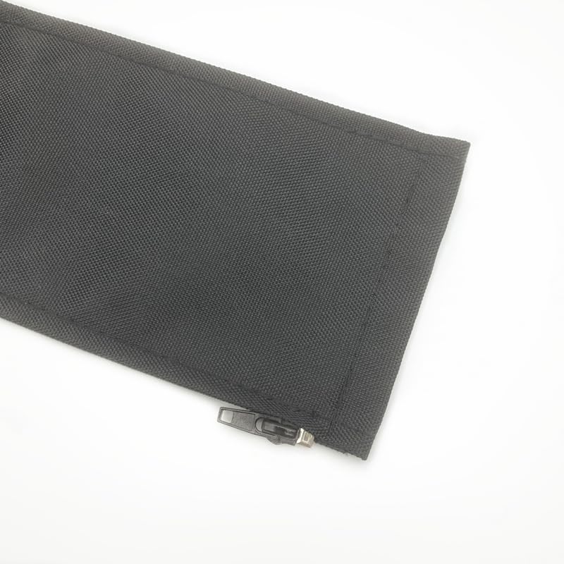 Zipper Cable Sleeve 60mm Flexible Nylon Cable Sock Harness Line Sheath Organizer Wire Wrap Management Cord Hider Protection - (Color: Black, Inside Diameter: 60mm x 120CM, Length: 1 Piece)