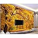 Produktbild Wandbilder  Herbst-Baum-Goldene Allee Laubwechselndes Fernsehsofa-Wohnzimmer-Hintergrundtapeten-Tapeten-Wandpapier-280X200Cm,Wandbild