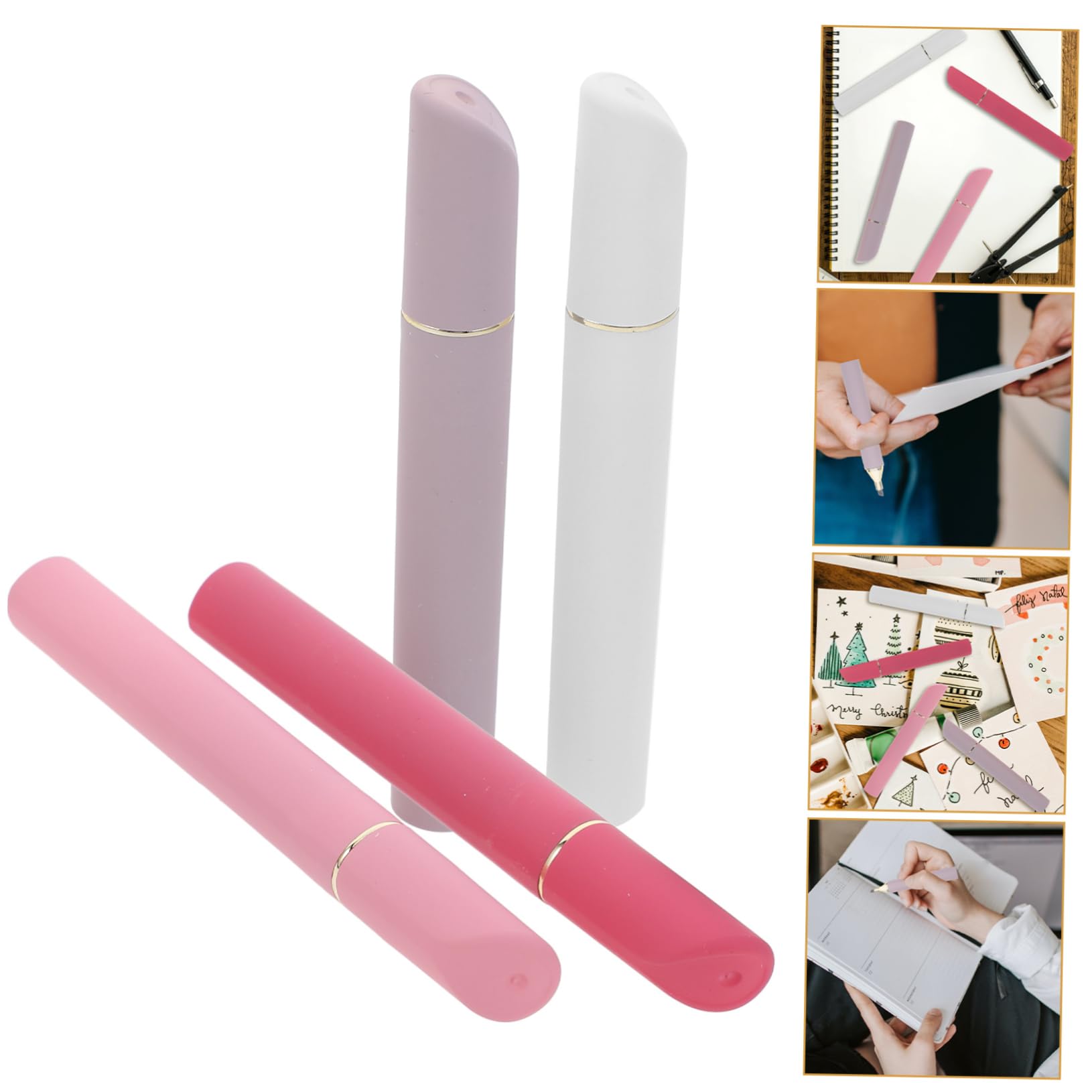 5er-sets Textmarker Für Lehrer Textmarker Notizstifte Scrapbook-marker Bequemer Griff Glattes Schreiben Für Codierung Journal Büro Studium 4 Stück X 5