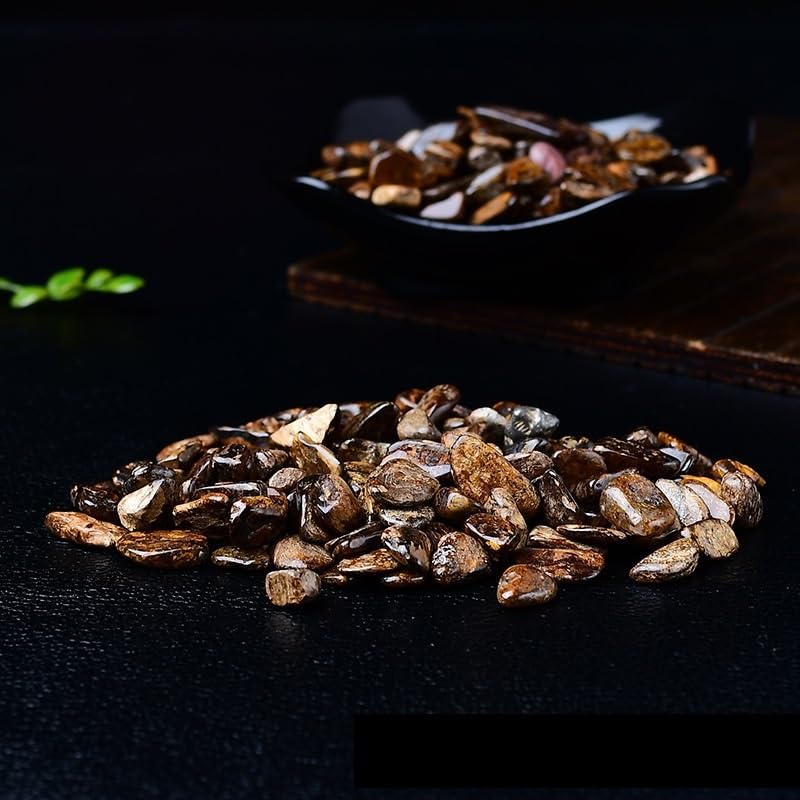 La Pietra del Pesce, Ghiaia di Cristallo di Bronzo for acquari, pavimentazione in Pietra, Vaso di Fiori, paesaggistica, Diverse Dimensioni(7-9mm1000g)