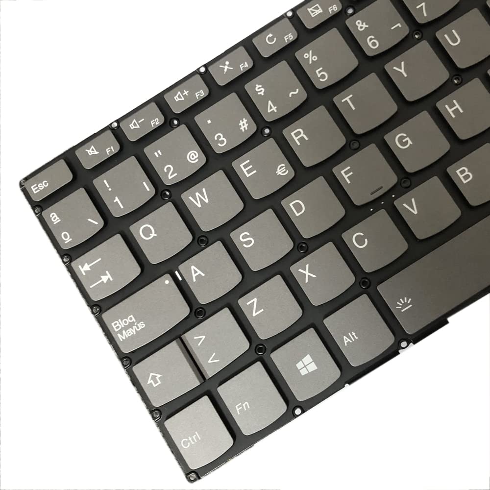 ZAHARA Teclado Español para Lenovo Ideapad 32015ABR 32015AST 32017IKB 32017ISK 13015AST 13015IKB L34015 L34017 PC5CPBSP Teclado retroiluminado