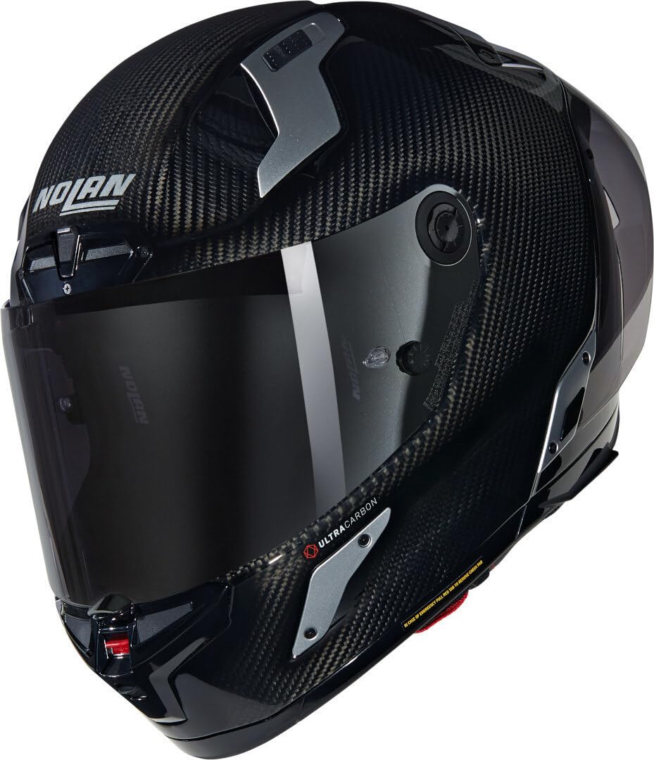 Nolan X-804 RS Ultra Carbon Kapalı Motosiklet Kaskı-Argento 332-XXL