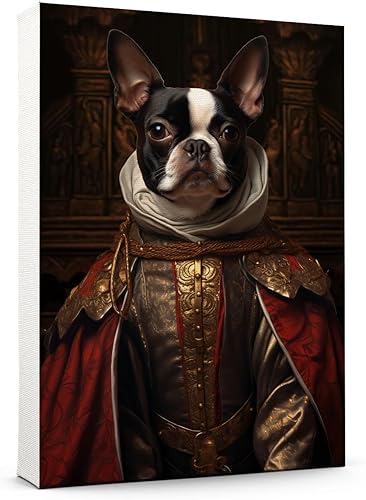 Miniatura 834 de Thuan Chow Chow Retrato de mascota con disfraz real de perro en un disfraz retrato de perro con vestimenta Retrato medieval de mascota retrato