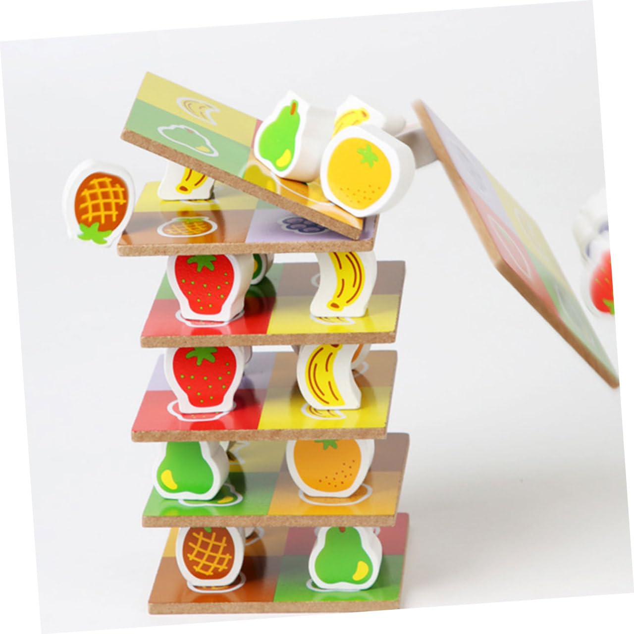 Abaodam Juego de Bloques de Madera Apilables 1 Set para Niños