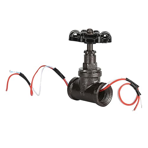Válvula de parada de interruptor de luz steampunk vintage de 1/2 "para lámpara de tubo de agua, lámpara de mesa retro