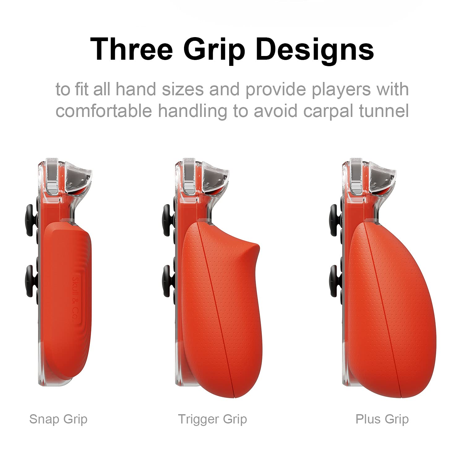 Skull & Co. GripCase Crystal Bundle for Nintendo Switch