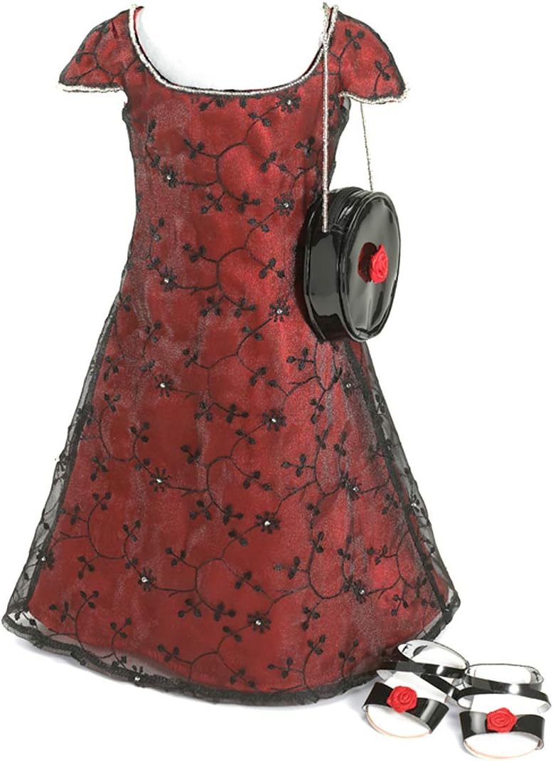 Party Long Dress, Sandals & Bag ~ Fits 18" American Girl Dolls