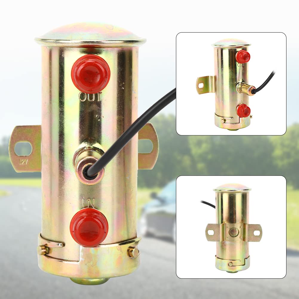 Pompa Carburante 12V per Facet FEP87SV PRO87SV 27149-2093, Struttura in Acciaio e Rame di Lunga Durata, Installazione Semplice, Fornitura di Olio Stabile
