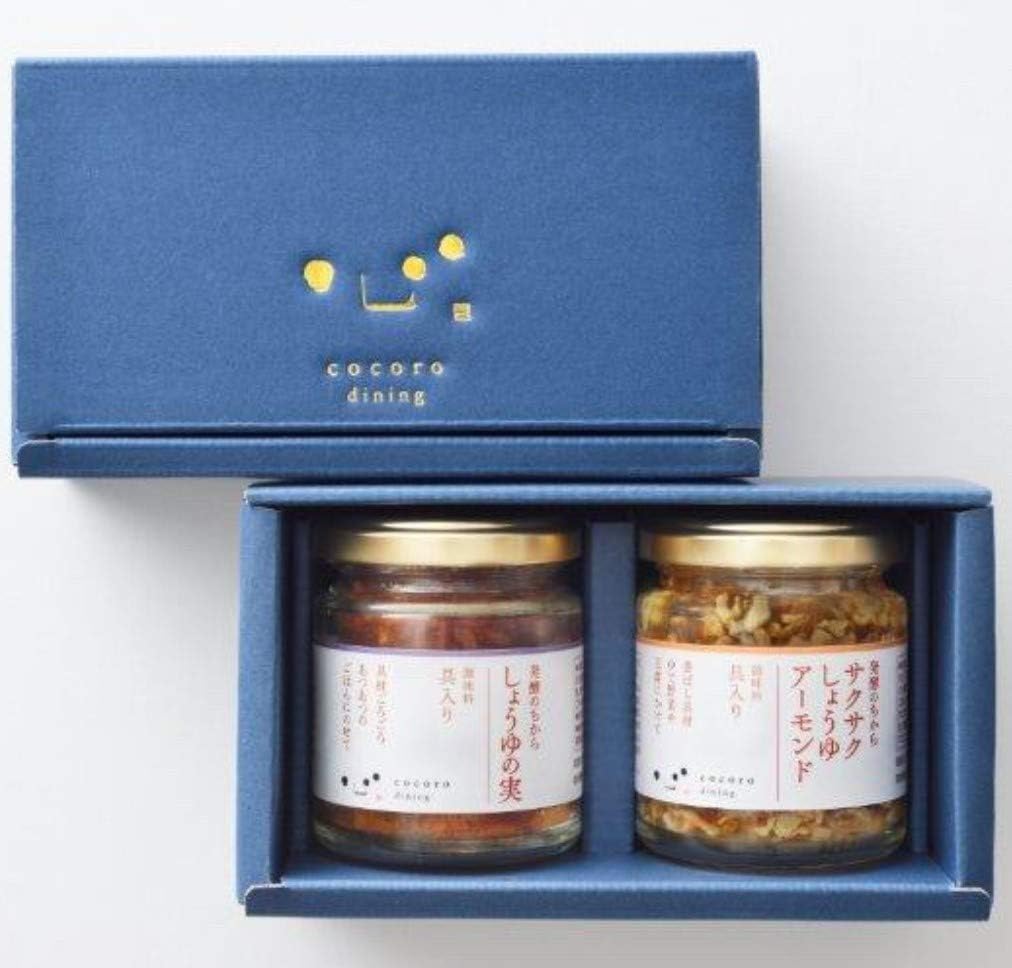 調味料 ギフト 贈答箱入り しょうゆの実 サクサクしょうゆアーモンドギフトセット こころダイニング 公式ショップ レシピも公開 内祝い 出産祝い 結婚祝い 香典返し