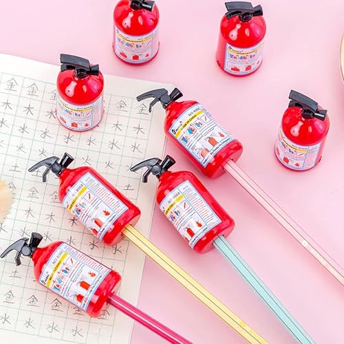 Miniatura 6 de JITEM Sacapuntas 3 Pcs Fire Extinguisher Shaped Pencil Sharpener Single Hole Design Manual Pencil Sharpener for Kids Adults Classmates Friends Gift