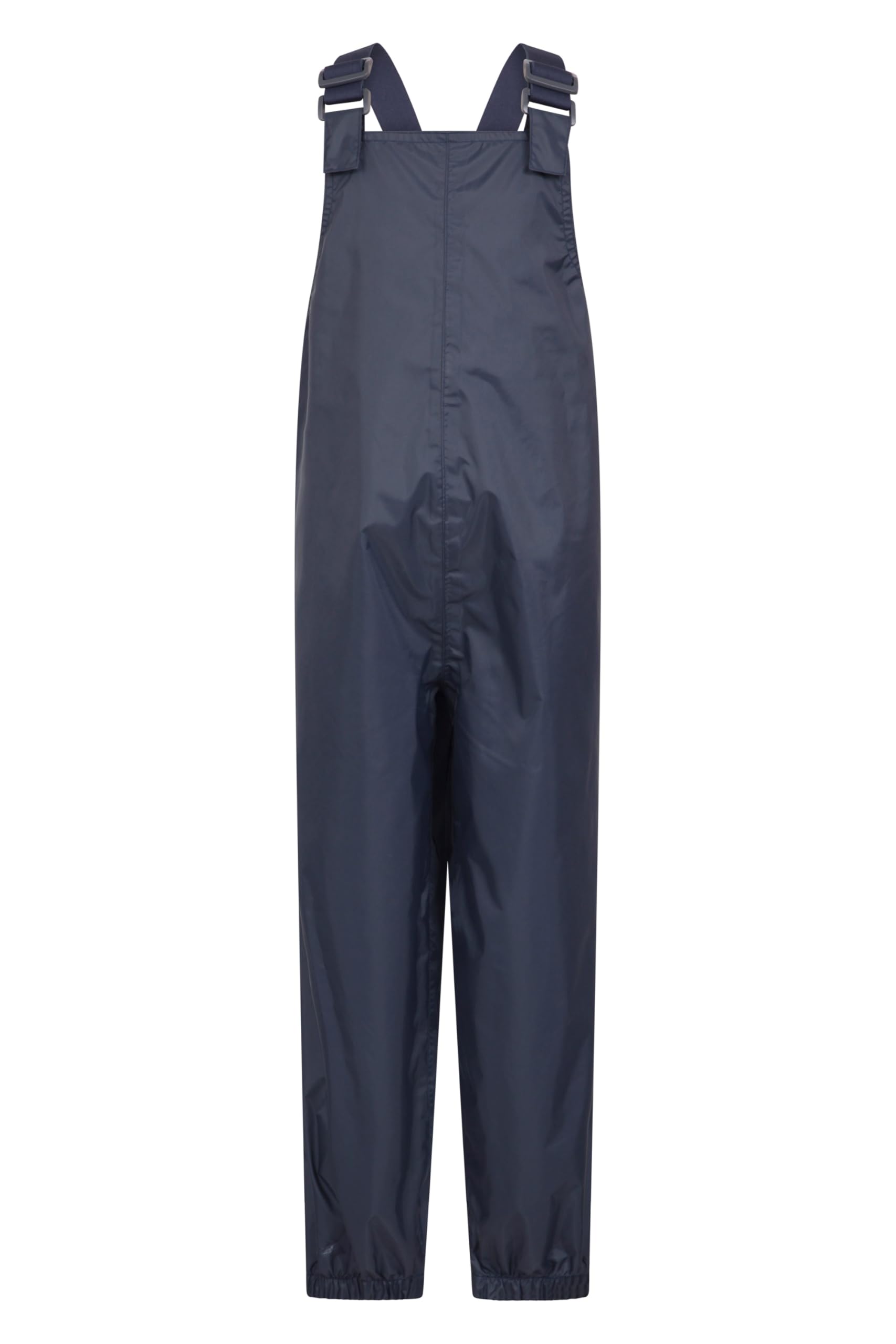 Mountain Warehouse Pakka Kids Waterproof Dungarees - Overtrousers with Taped Seams & Packaway Bag, Boys & Girls - Autumn Winter Wet Weather, Walking, Outdoors & Camping Navy Kids Size 2-3 Years