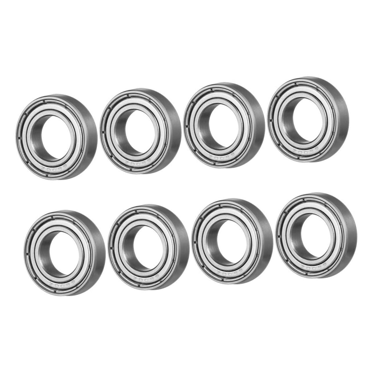 Bearing, 8pcs Carbon Steel Roller Ball Bearing Bearings for Replacing Small Ring for Replacement Wear Resistance