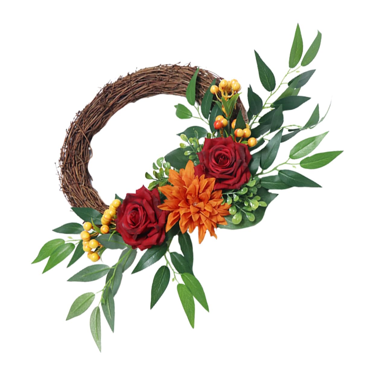 Couronne décorative de Noël aux finitions haut de gamme