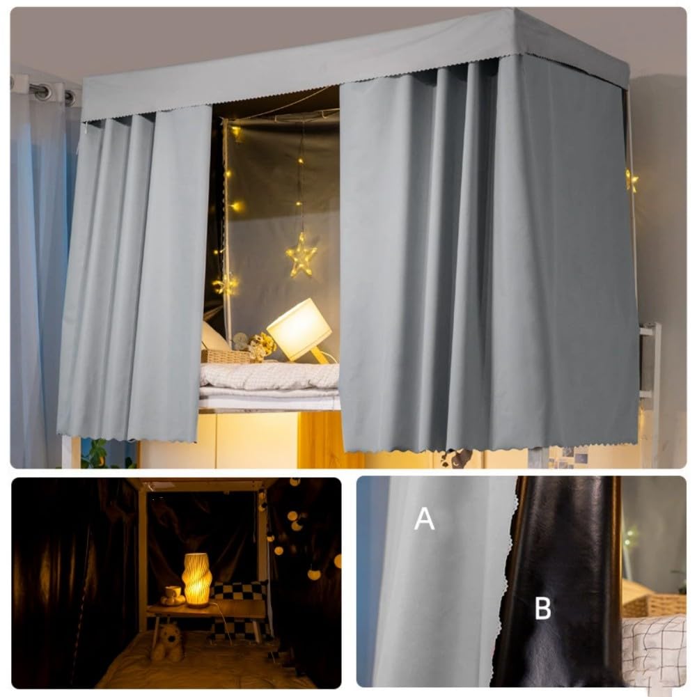XGOPTS Students Dormitory Bunk Blackout Bed Curtain - Image 2