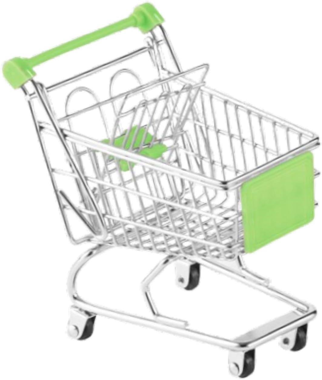 BNF Mini Shopping Cart Decorative Ornament Creative Mini Supermarket Storage Toy Green | Home & Garden | Household Supplies & Cleaning | Home Organization | Storage Boxes