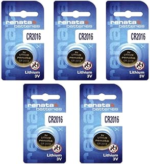 5 New Renata CR2016 CR 2016 3V Lithium Battery