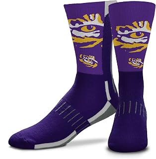 For Bare Feet NCAA Adult State and University Crew Socks - Polyester blend - Unisex - High-performance socks provide