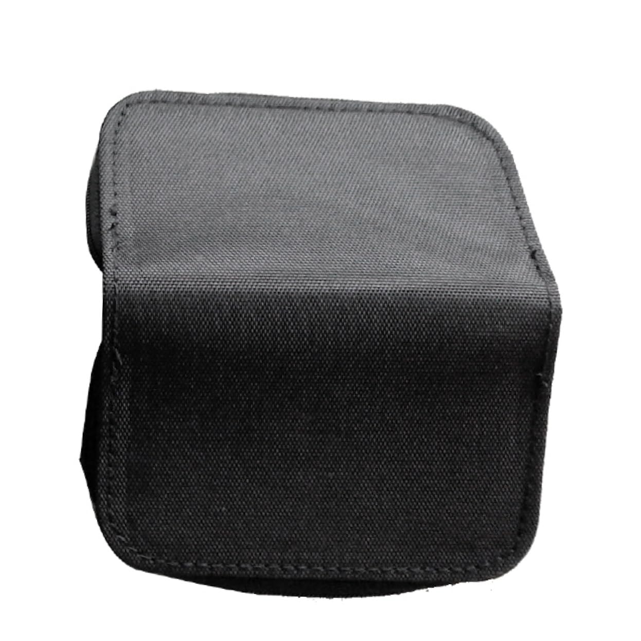 KICHOUSE Portable Slots Memory Holder Case Zippered Storage Pouch for Sdxc Cards Games Water-Resistant -Static Design Black