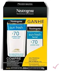Neutrogena Promopack Corporal Fps70 200ml E Neutrogena Sun Fresh Facial Fps70 40g