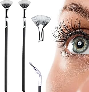 Cepillo de pestañas festoneado de ángulo pleg...