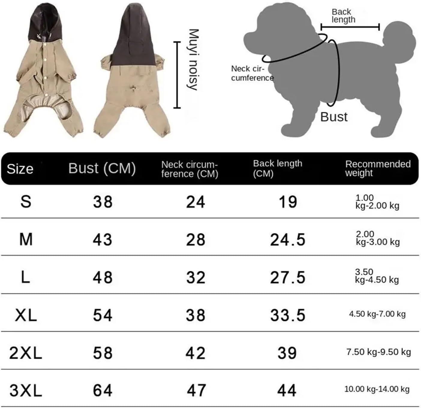 Reflective Dog Raincoat Breathable Waterproof Pet Rain Jacket Four Legged High-Visibility Pet Hooded Clothes for Dogs Pet(Green,Large)