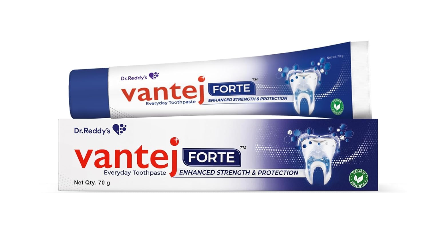 Vantej Forte Toothpaste - 70g, White-image-42