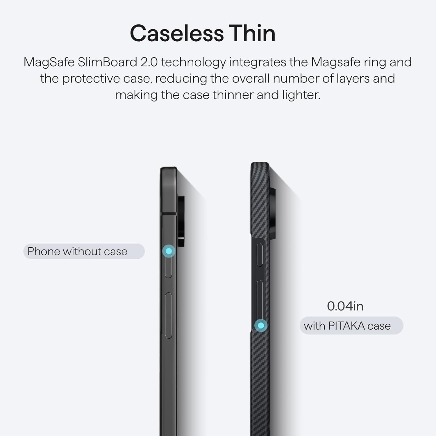 pitaka for Pixel 10 Pro XL Case 6.8”, Ultra-Slim Google Pixel 10 Pro XL Case with Caseless Touch Feeling, 600D Aramid Fiber Woven, Black/Grey(Twill)