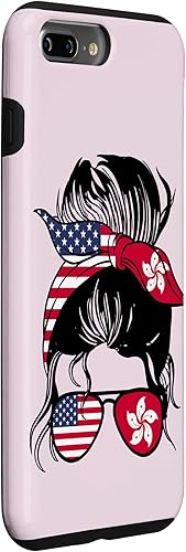 Vista 24 de Funda para iPhone 11 Pro Half Hong Kong Half American Mix Hong Kong Roots