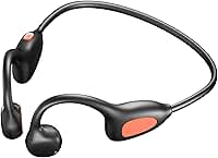 Fone de Ouvido Bluetooth Esportivo Open Ear - Fone Bluetooth 5.4 Longa Duração 30 Horas, Áudio Panorâmico 360, Leve e Confortável para Corrida, Academia, Ciclismo (Preto)