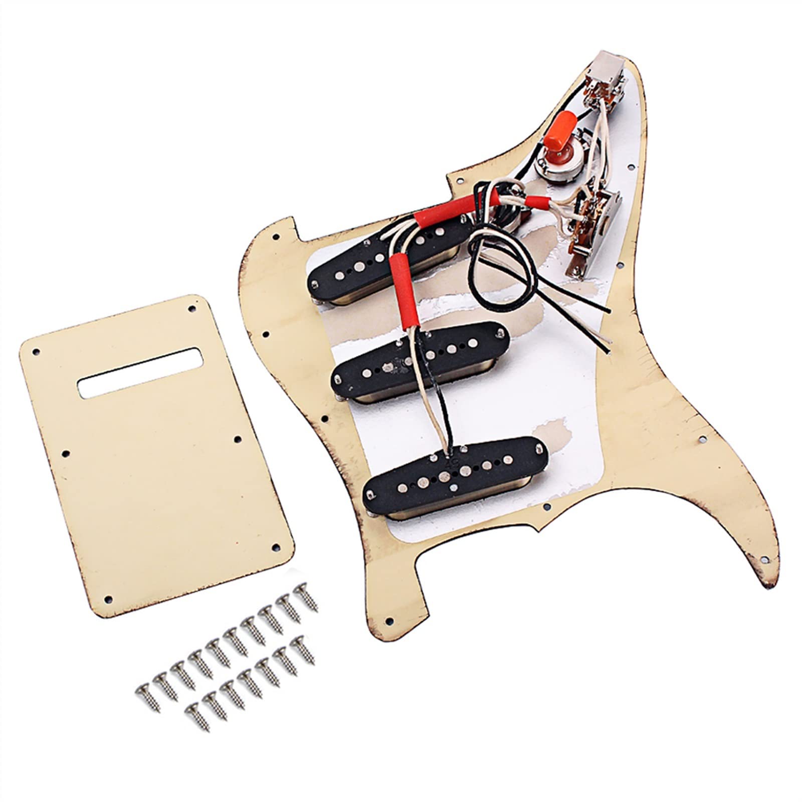Battipenna Precablato Per Chitarra ST - Pickup Alnico V SSS, Colore