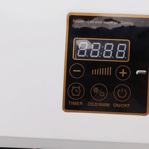 Miniatura 8 de Aire acondicionado de pared, doble uso, altamente eficiente, gran angular, aire acondicionado pequeño para el hogar, baño, dormitorio, oficina (con