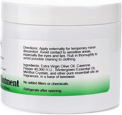 Miniatura 2 de Christopher's Original Formulas Pomada de calor de cayena, tópico herbario cálido para molestias y circulación, 4 onzas líquidas